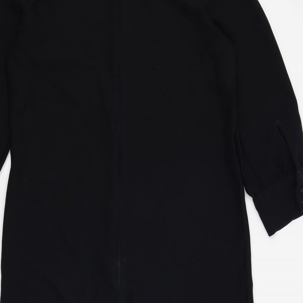 M&S Womens Black A-Line Size 8