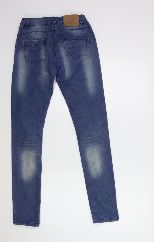 TOWN Womens Orange Denim Skinny Jeans Size 26 in L29 in