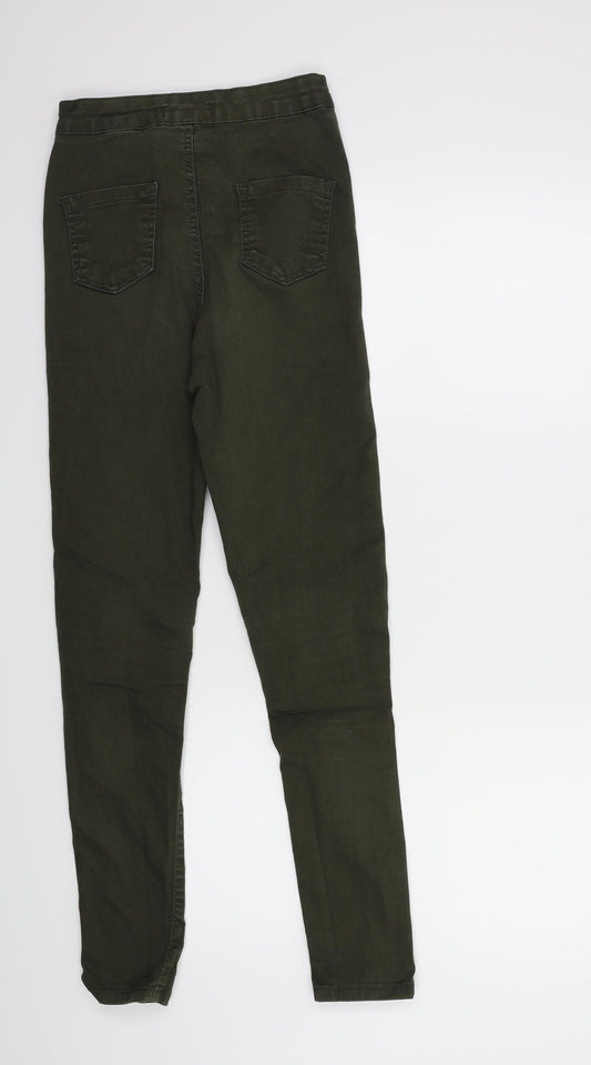 Portobello Womens Green Denim Skinny Jeans Size 8 L29 in