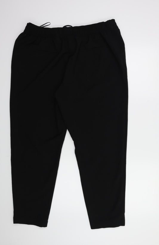 NEXT Womens Black Trousers Size 12 L27 in