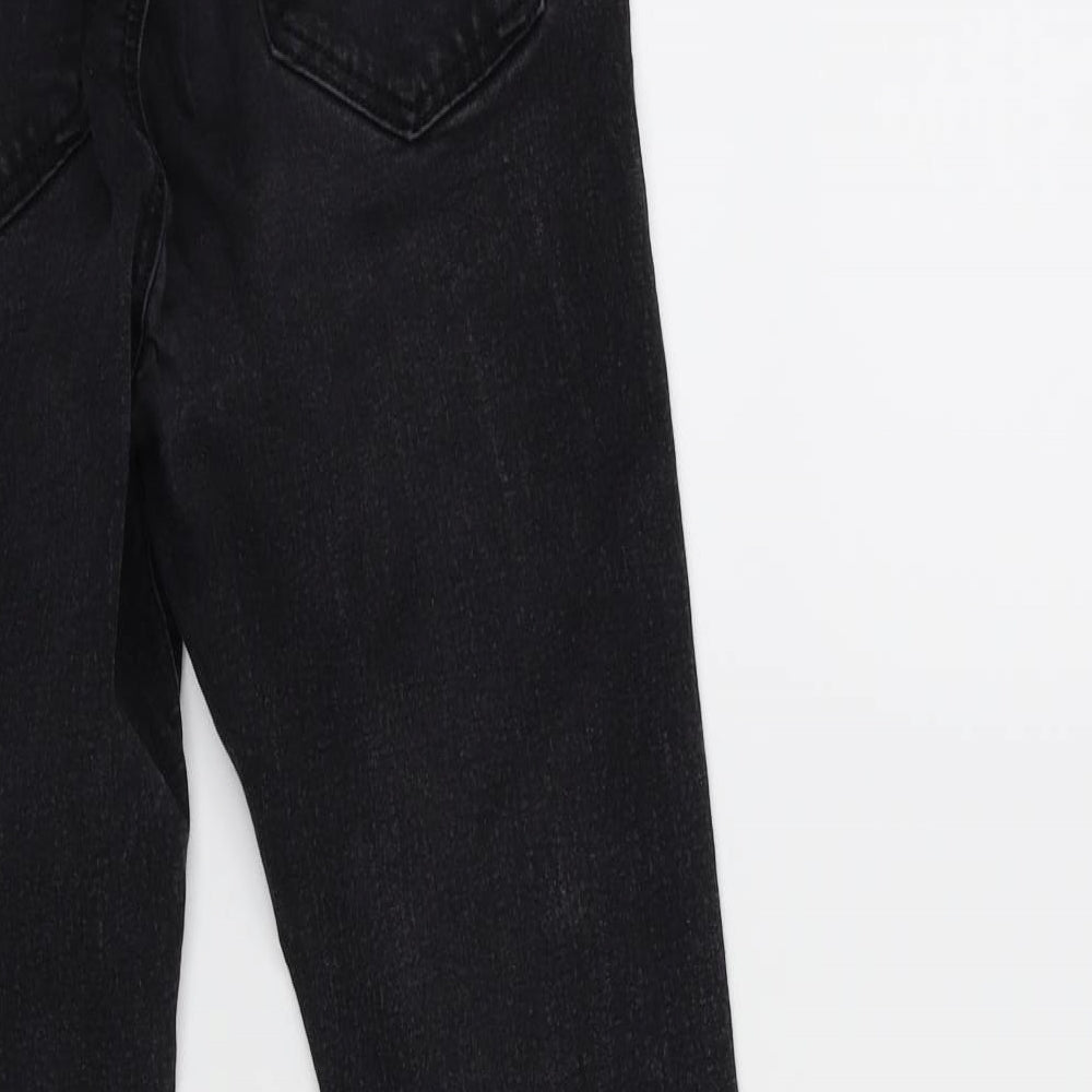 Topshop Womens Black Denim Skinny Jeans Size 28 in L30 in