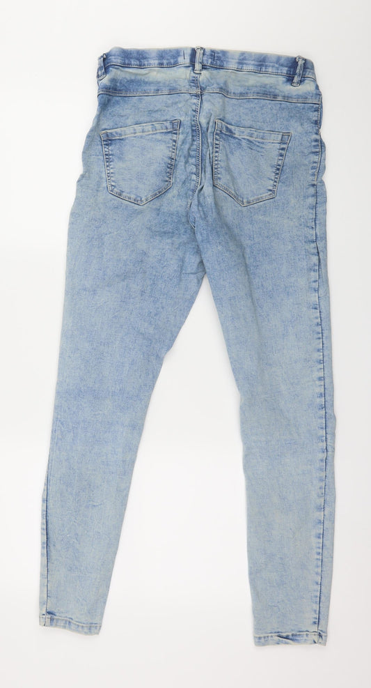House Womens Blue Denim Jegging Jeans Size 10 L28 in