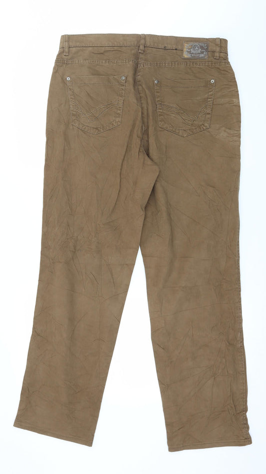 BRAX Womens Brown Trousers Size 36 in L31 in