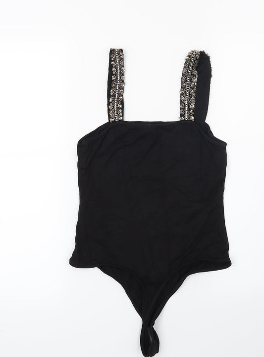 ASOS Womens Black Basic Blouse Size 8