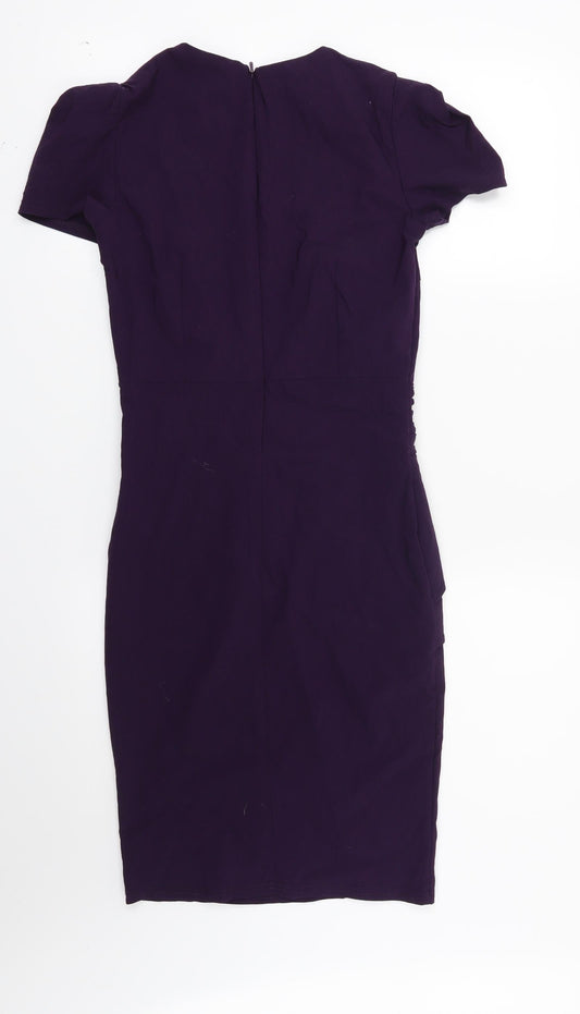 Lipstick Womens Purple Shift Size 8