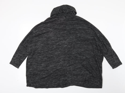 Intuition Womens Grey Pullover Jumper Size 12