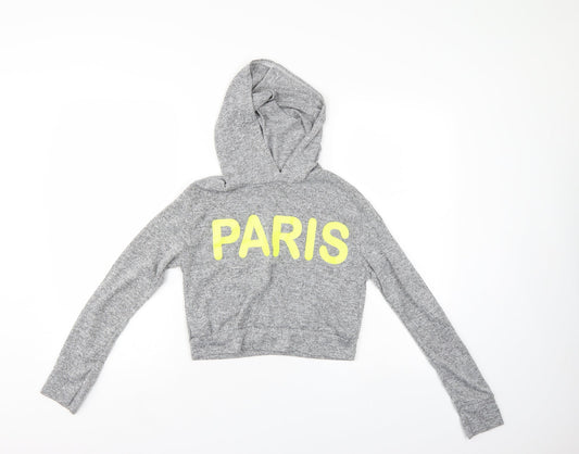 Preworn Womens Grey Pullover Hoodie Size S