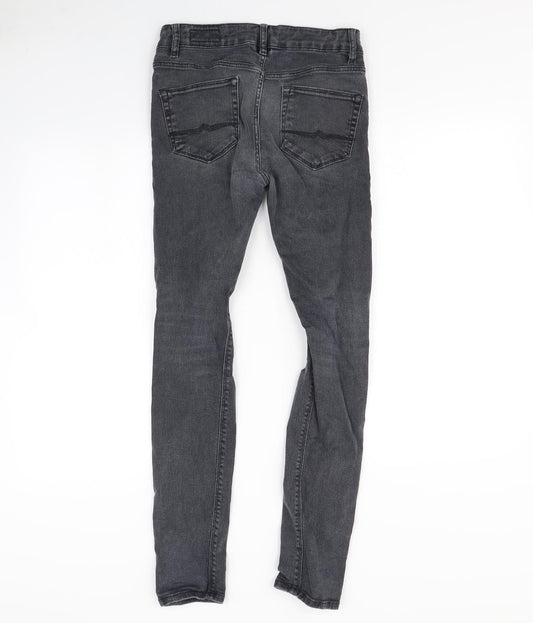 ASOS Womens Black Straight Jeans Size 28 in L30 in