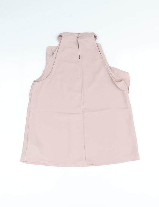 New Look Womens Pink Basic Tank Size 8
