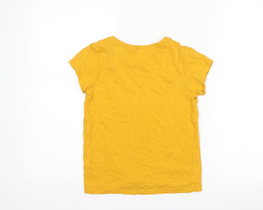 NEXT Boys Yellow Basic T-Shirt Size 9 Years - San Francisco