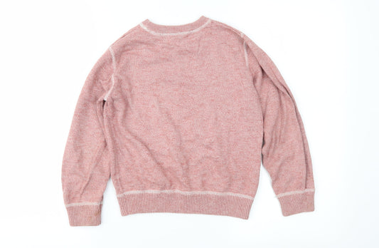 NEXT Girls Pink Pullover Sweatshirt Size 7 Years