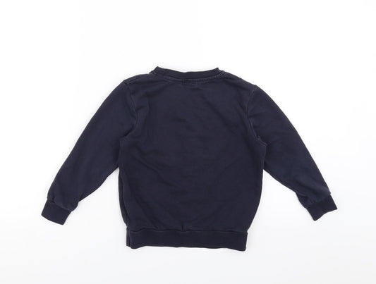 George Boys Blue Pullover Sweatshirt Size 5-6 Years
