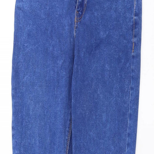 New Look Womens Blue Denim Skinny Jeans Size 6 L28 in