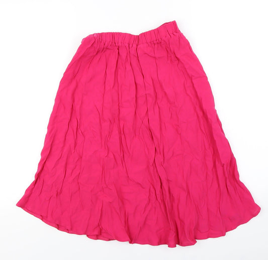 Geri by Next Womens Pink Flare Skirt Size 6