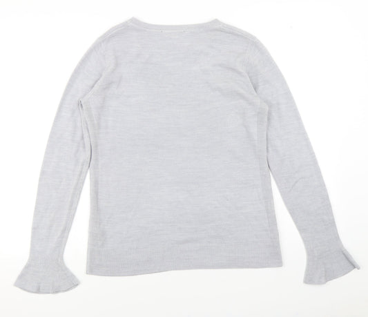 Dorothy Perkins Womens Grey Pullover Jumper Size 12