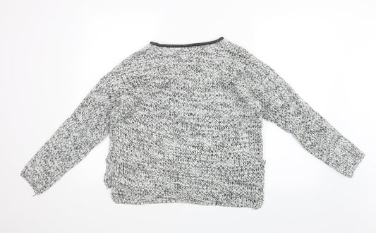 Select Womens Grey Knit Pullover Jumper Size 10