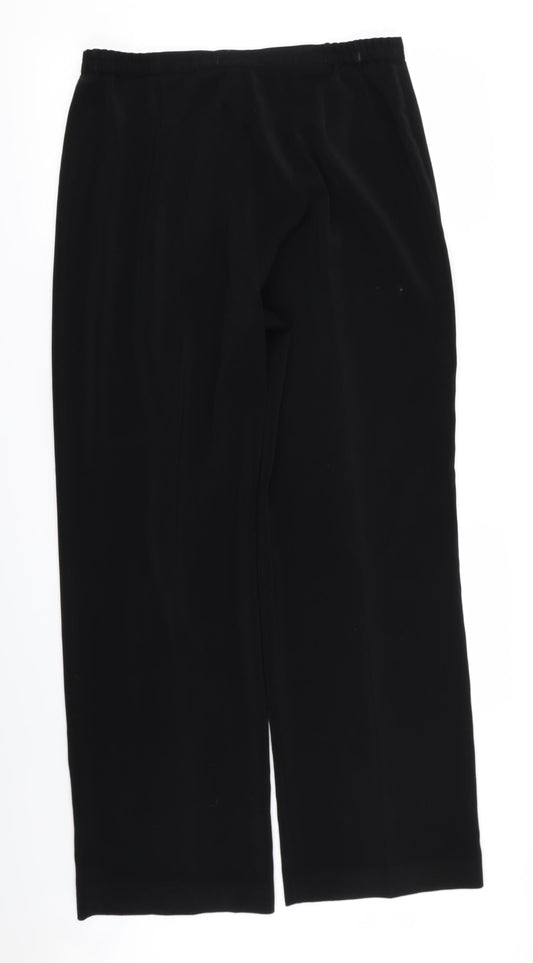 lady h Womens Black Trousers Size 16 L30 in