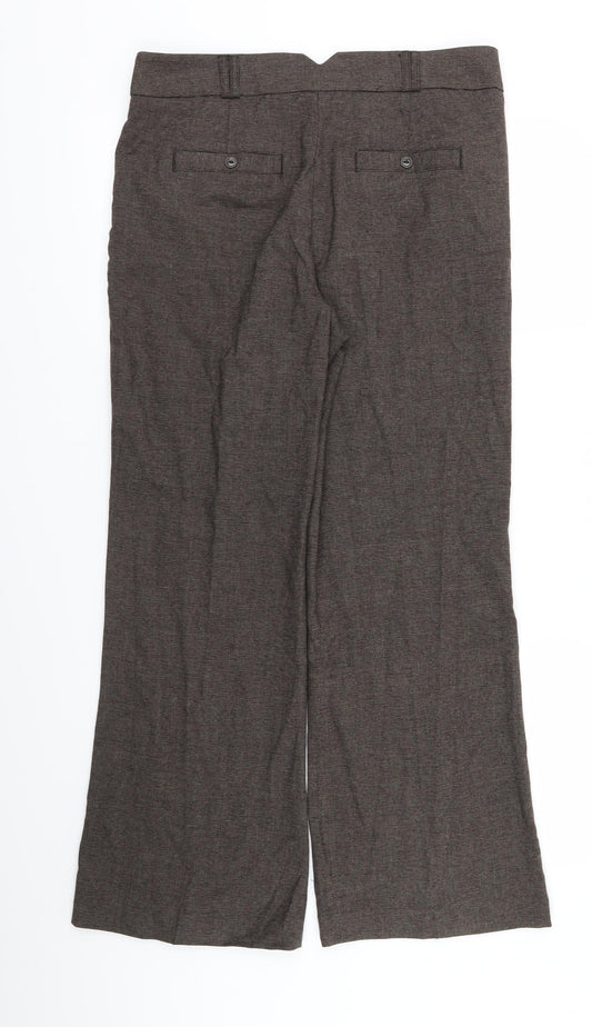 Asda George Womens Brown Trousers Size 12 L26 in