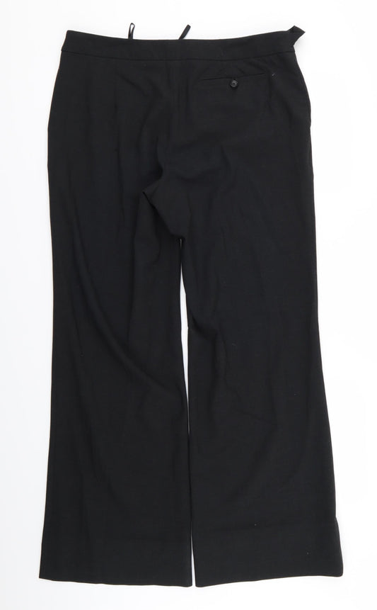 Mexx Womens Black Trousers Size 16 L28 in