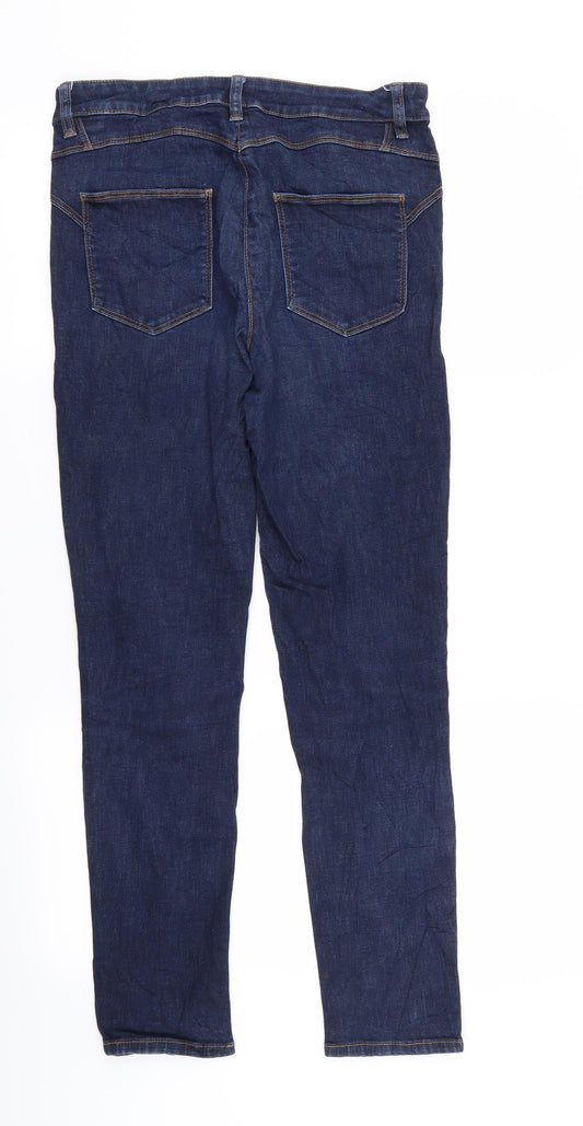 Preworn Womens Blue Skinny Jeans Size 28 in L27 in