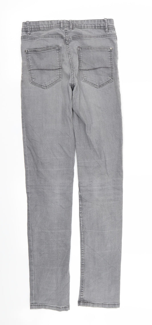 ESMARA Womens Grey Skinny Jeans Size 6 L31 in