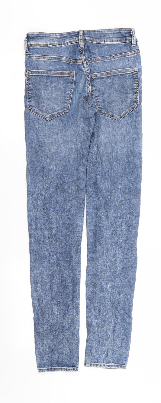 Divided by H&M Womens Blue Skinny Jeans Size 4 L29 in