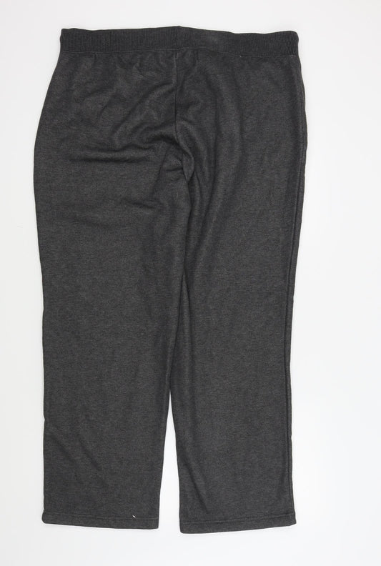 BM Womens Grey Jogger Trousers Size L L20 in