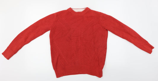Marks and Spencer Mens Red Pullover Jumper Size S