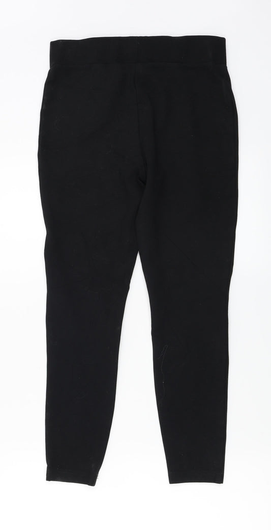 NEXT Womens Black Trousers Size 12 L22 in