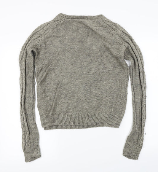 H&M Womens Grey Pullover Jumper Size L