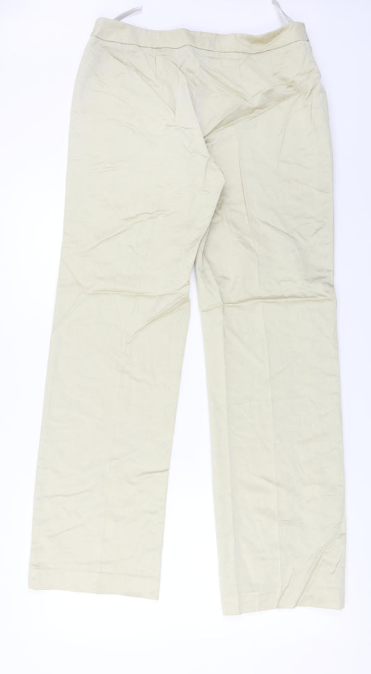 Coast Womens Beige Trousers Size 14 L28 in