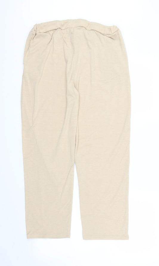 Preworn Womens Beige Bloomer Trousers Size L L25 in