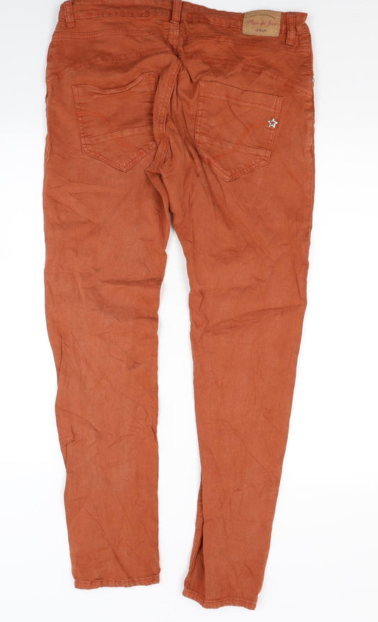 Place de jour Womens Brown Denim Skinny Jeans Size 12 L28 in