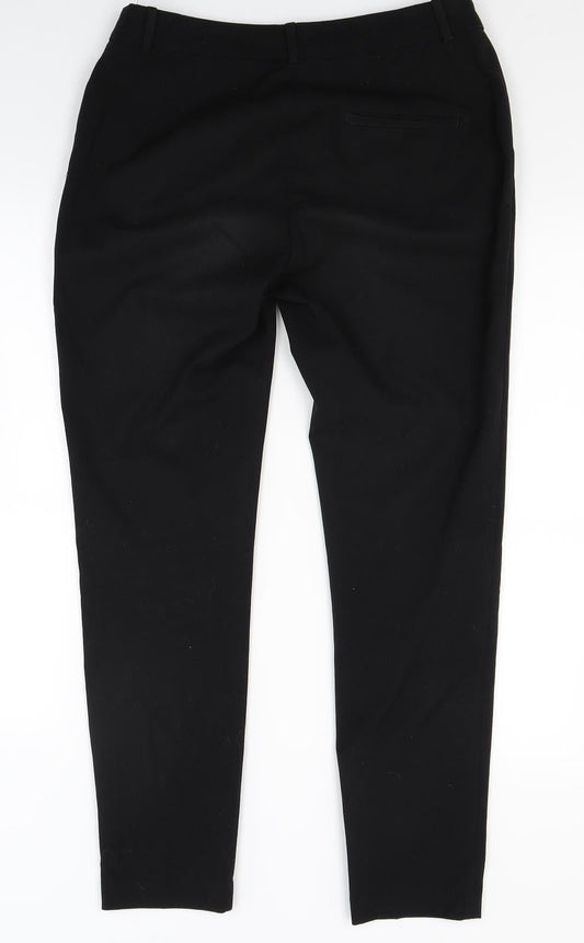 H&M Womens Black Trousers Size 8 L27 in