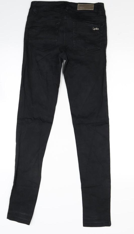 Lpb Womens Black Denim Skinny Jeans Size 6 L30 in