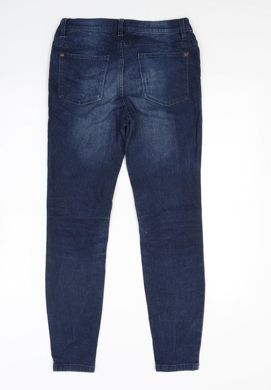 Rainbow Womens Blue Denim Skinny Jeans Size 10 L26 in