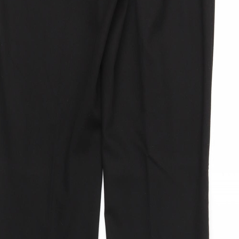 next Womens Black Sweatpants Trousers Size 12 L30 in