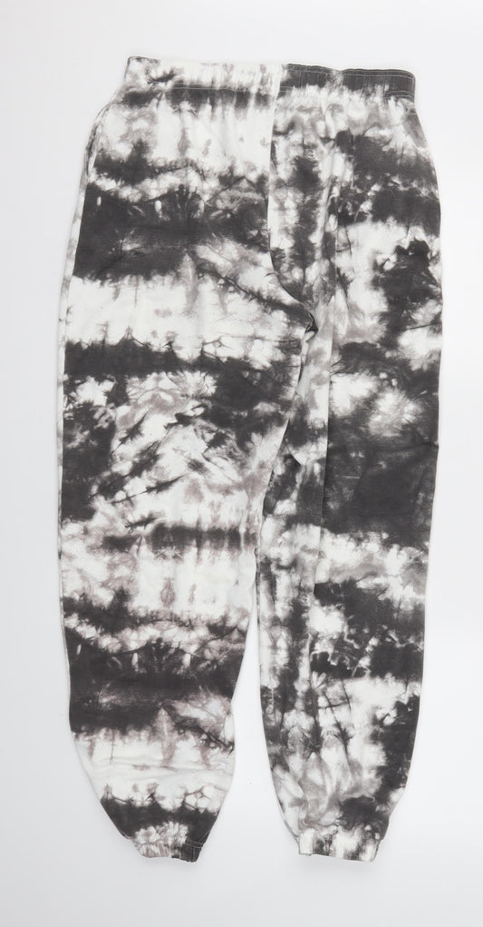 Boohoo Womens Grey Trousers Size S L28 in - Stretch waistband