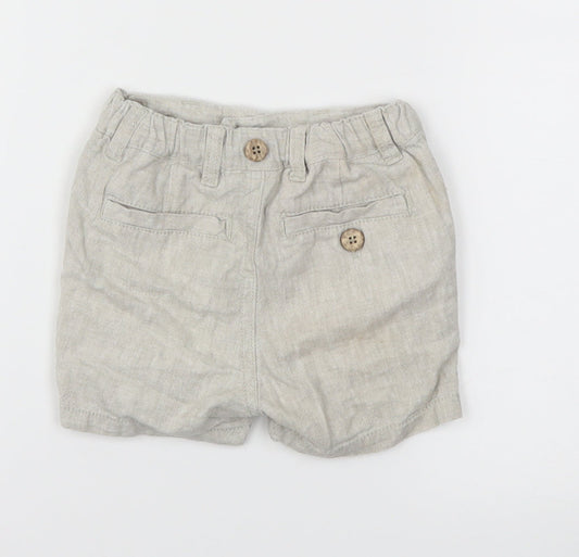 NEXT Boys Ivory Capri Trousers Size 12-18 Months