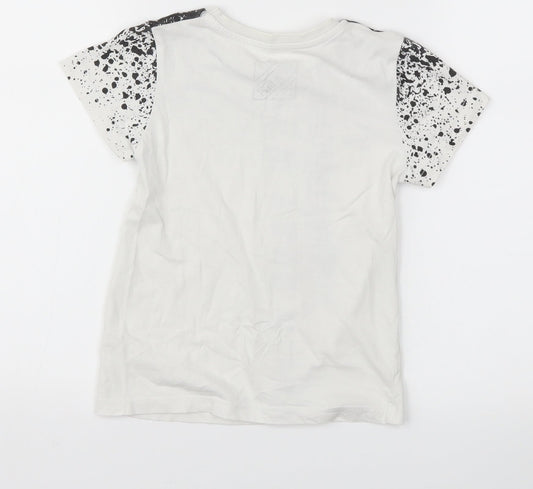 BOYS Boys Grey Basic T-Shirt Size 4 Years