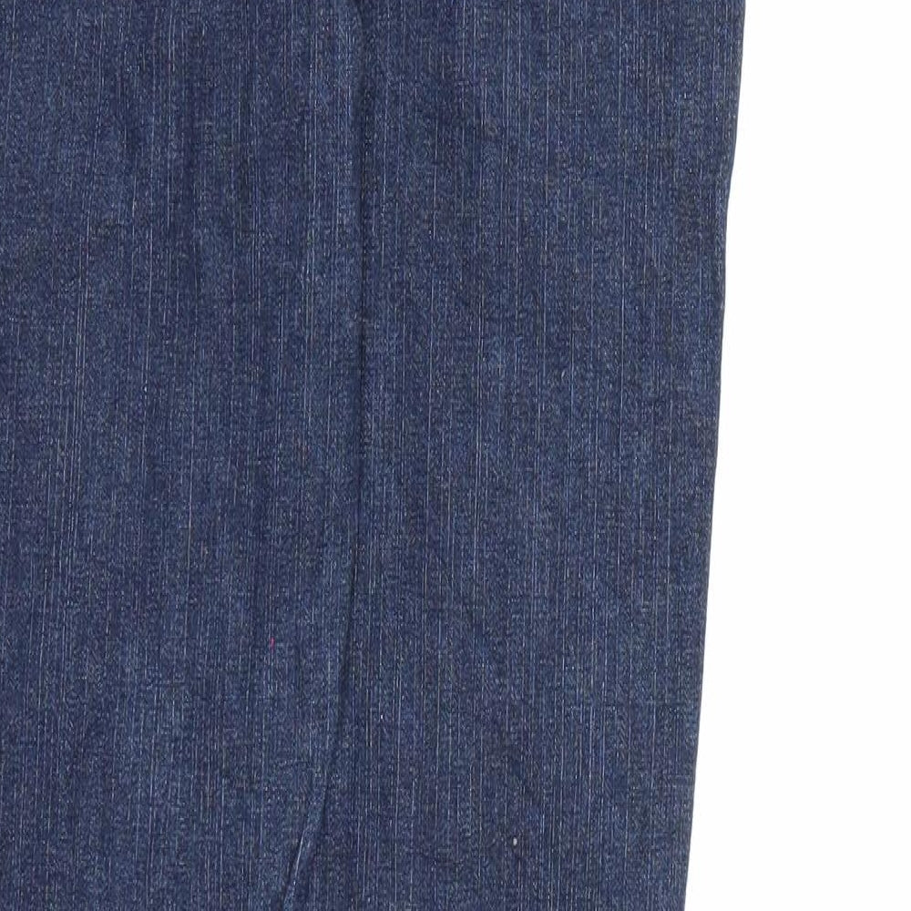 Preworn Girls Blue Denim Skinny Jeans Size 12-13 Years