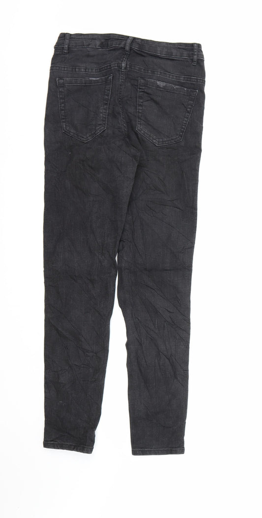ESMARA Womens Black Denim Skinny Jeans Size 10 L28 in