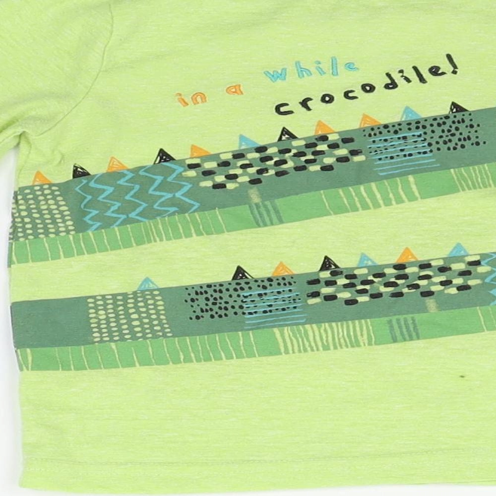 Nutmeg Green Basic T-Shirt Size 18-24 Months - alagator