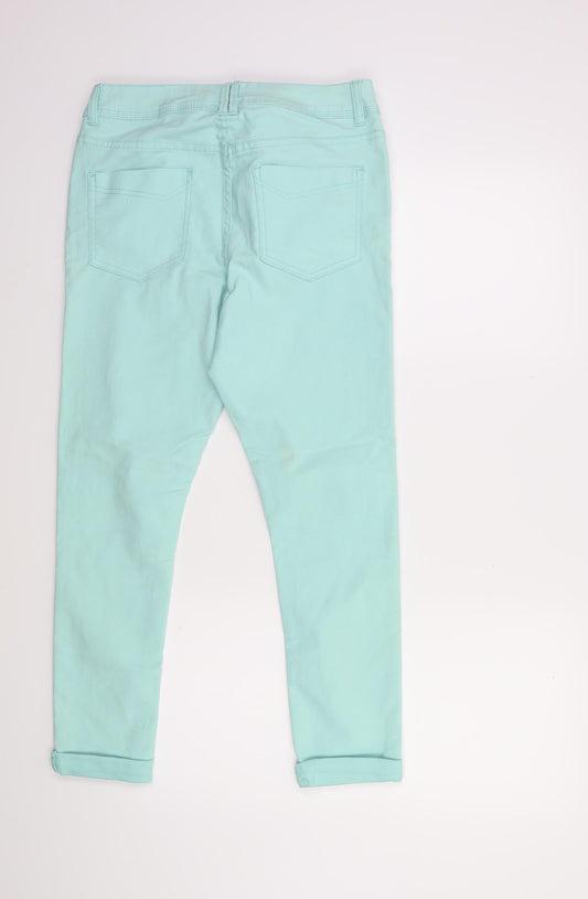 NEXT Womens Blue Denim Skinny Jeans Size 10 L25 in