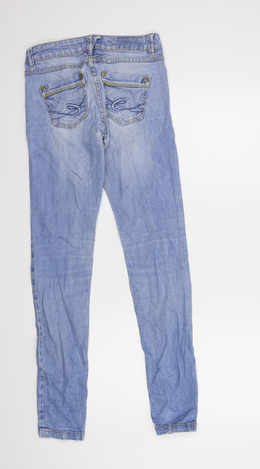 calby esprit Womens Blue Denim Skinny Jeans Size 26 in L32 in