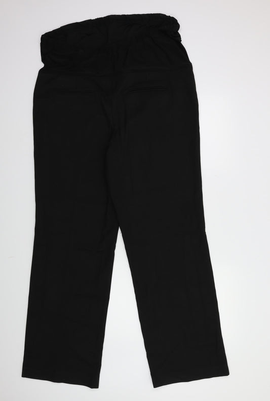 Preworn Womens Black Trousers Size 40 in L30 in