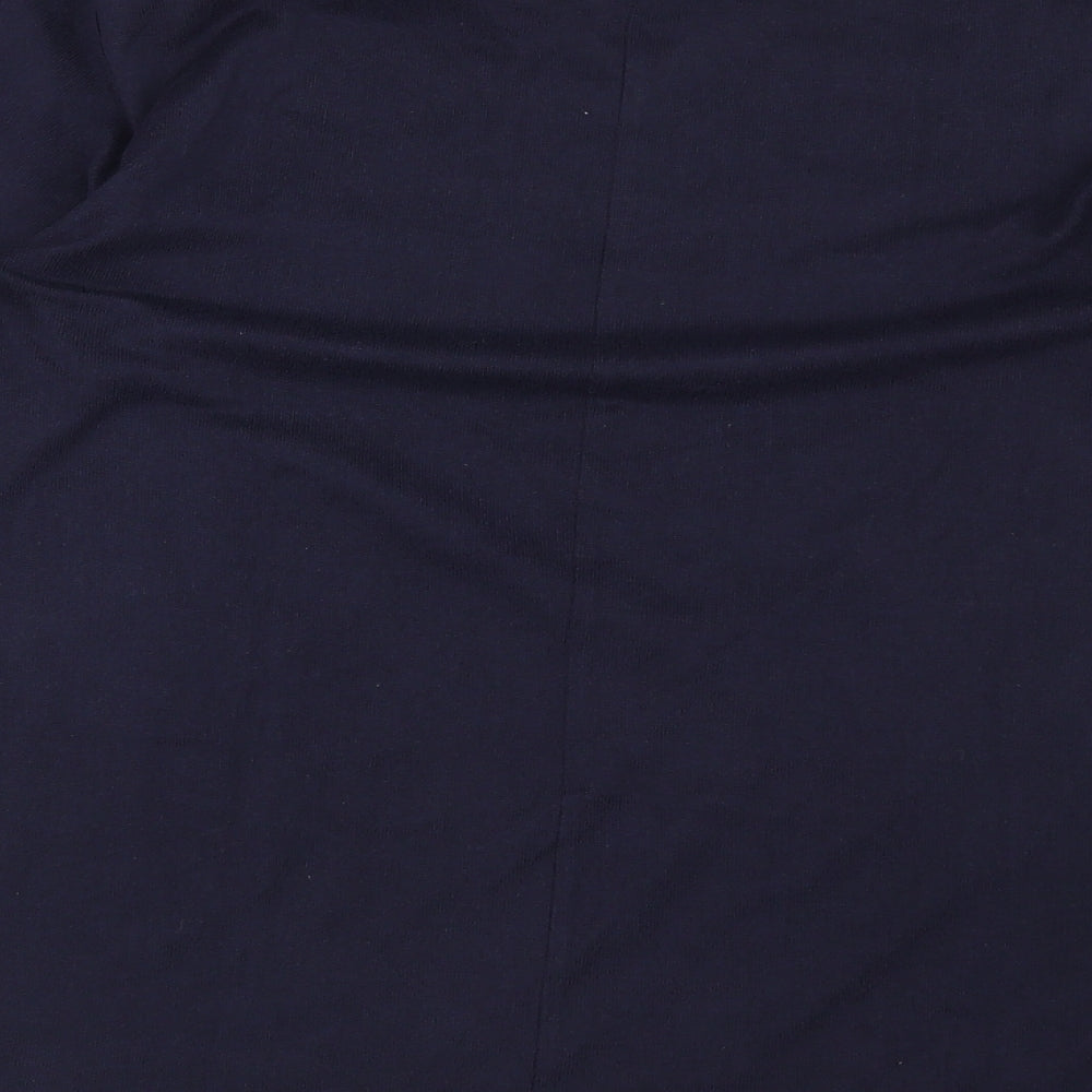 Marks and Spencer Womens Blue Geometric Pullover Sweatshirt Size 10
