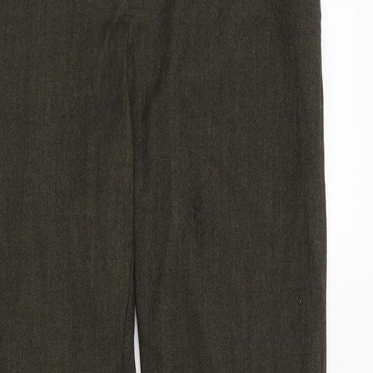 NEXT Womens Green Trousers Size 8 L29 in
