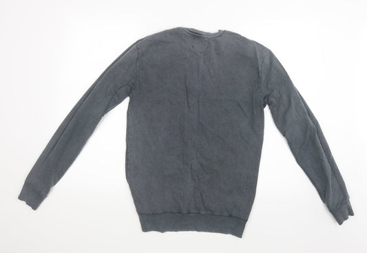 Cedar Wood State Mens Grey Pullover Sweatshirt Size XS