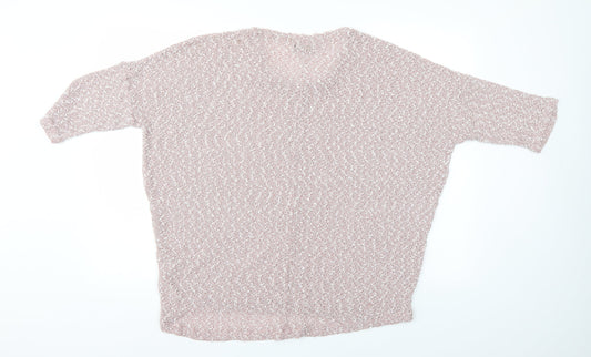 New Look Womens Pink Basic Blouse Size 16